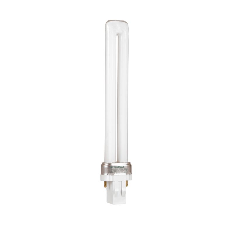 Sylvania Dulux 5 W 0.87 in. D X 1.38 in. L CFL Bulb Warm White Tubular 2700 K 1 pk, 1 of 2