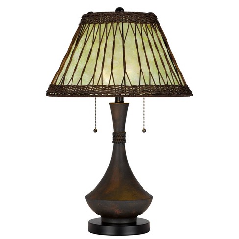 Dark bronze sale table lamp