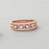 Ross-Simons 0.45 ct. t.w. Morganite and .10 ct. t.w. Diamond Ring With Pink Sapphire Accents in 18kt Rose Gold Over Sterling - 4 of 4