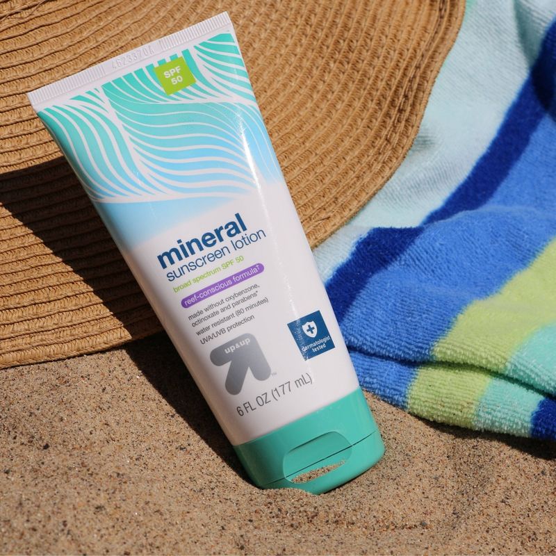 Mineral Sunscreen Lotion - SPF 50 - 6 fl oz - up &#38; up&#8482;, 3 of 6