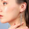 SOHI Women's Sleek Drop Earrings - 3 of 3