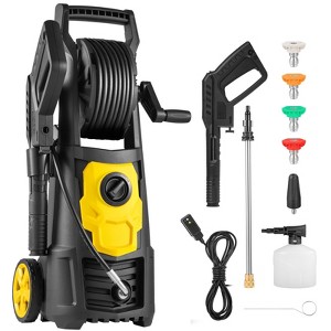 VEVOR Electric Pressure Washer, 2000 PSI, Max. 1.76 GPM Power Washer with 30 ft Hose, 5 Quick Connect Nozzles, Foam Cannon, Portable to Clean Patios - 1 of 4