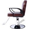 Hair Salon Chair, Heavy Duty Hair Styling Hydraulic Pump Classic Swivel Barber Chair, Beauty Shampoo Spa Equipment Barbering Styling Chair - 4 of 4