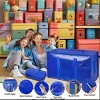 Oversized Mobile Bag With Reinforced Handle, Heavy-duty Storage Handbag, Used For Storing Clothes, Moving Supplies, Christmas Gifts, Sundries - 2 of 4