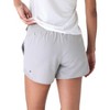 Future Planet Women's Nova Premium Performance Sport Athletic 4" High Waisted Active Gym Workout Running Shorts Grey - 3 of 4
