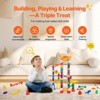 Marble Run Set 153 PCS with Motorized Elevator Educational Maze Gift for Kids - 4 of 4