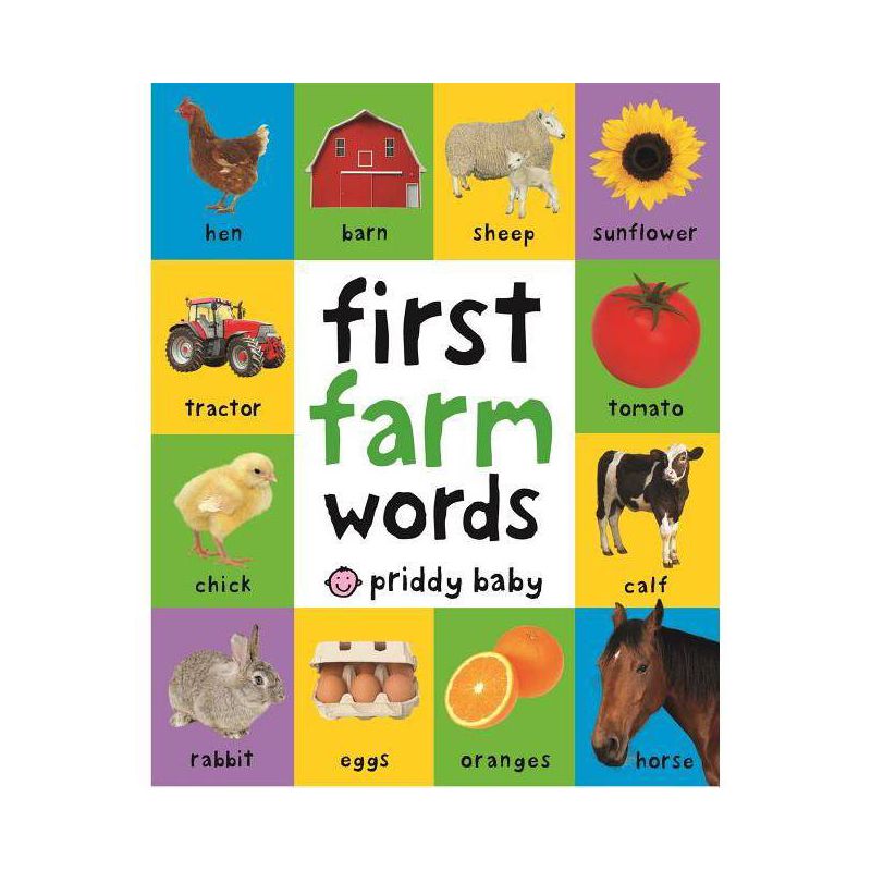 First 100 Padded: First Farm Words - by  Roger Priddy (Board Book), 1 of 2