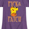 Girls' - Pokémon - Pick of the Patch Fitted Short Sleeve Graphic T-Shirt - 2 of 4