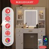 41" Vanity Desk with Mirror and Lights, Makeup Vanity with 6 Drawers, Storage Shelves - 4 of 4