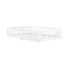 Whisen Twin Size Montessori Floor Platform Bed with Built-in Book Storage Rack on Headboard - 2 of 4