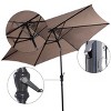 Tangkula Patio 9' Outdoor Steel Market Backyard Garden Patio Table Umbrella - 4 of 4
