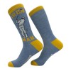 Crazy Dog Men's Iron Golf Socks Funny Sarcastic Golfing Graphic Novelty Footwear for Men - 2 of 4