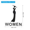 Unique Bargains Acrylic Smooth Self-Adhesive Decor Home Business Bathroom Sign - 2 of 4
