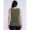 Women's Scoop Neck Side-Ruched Maternity Tank Top | Motherhood Maternity - 2 of 4