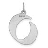 Black Bow Jewelry Sterling Silver Karlie Collection Artisan Block Initial Charm Letter O - 3 of 4