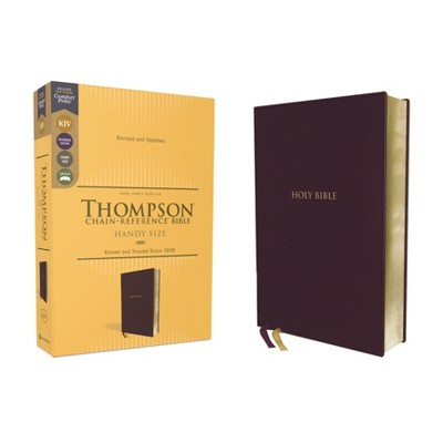 Kjv, Thompson Chain-reference Bible, Handy Size, Leathersoft, Burgundy ...