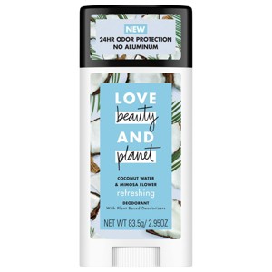 Love Beauty Planet Refreshing Coconut Water Deodorant - 2.95oz