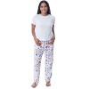 Gilmore Girls Womens' s Toss Print Luke's Diner Stars Hollow Pajama Pants White - 4 of 4