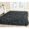 Leather Shag LSG511 Hand Woven Rugs - Safavieh - 2 of 3