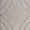 Knightsbridge Diamond 220 GSF Non Skid Back Bath Rug Set - 2- Piece - 17x24 and 21x34", Ivory - 4 of 4