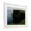 Stupell Industries Scenic Ireland Cliffs Framed Print Under Glass Art, White, 23" x 17" - 2 of 4