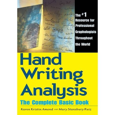 Handwriting Analysis - by  Karen Kristin Amend & Mary S Ruiz (Paperback)