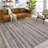 Modern Farmhouse Area Rugs Machine Washable Printed Braid Accent Carpet with Non-Slip Backing Stain Resistant Floor Carpet Soft Low Pile Rugs - 2 of 4
