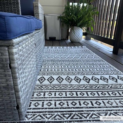 Hauteloom Imboden Black&White Outdoor Rug