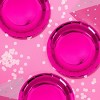 Creative Converting Hot Pink Foil Birthday Plates and Napkins Set 16ct - 2 of 4