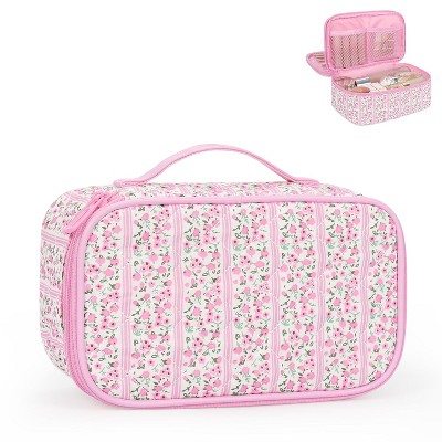 Paaaawaters Small Makeup Bag, Travel Cosmetic Bag Make Up Pouch, Small Makeup Organizer Bag for Women