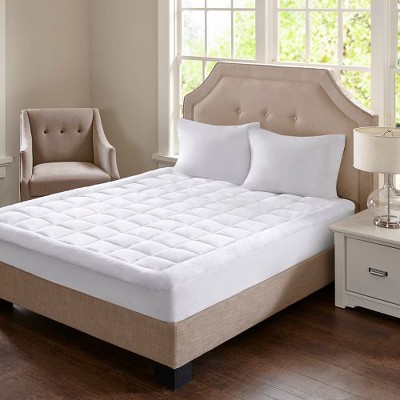 MAXZZZ Overfilled Plush Hypoallergenic Down Alternative Waterproof Mattress Pad