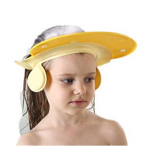 EMIRCEY Baby Shower Cap bath wash Shampoo rinser shield Hat Adjustable head hair Visor Protection Toddler and Children - 1 of 1