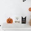 Whisen Halloween Holiday Table Decor, Set of 3 - Black & Orange & White - 3 of 4