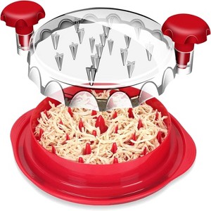 Attop Chicken Chopper, Large Chicken Breast Chopper Tool with 7-Inch Jaws - Cleaning Brush Silicone Pad, Dishwasher Safe, Non-Slip, BPA-Free - 1 of 4