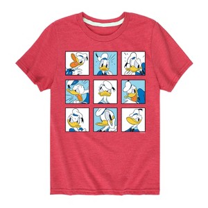 Boys' - Disney - Donald Grid Short Sleeve Graphic T-Shirt - 1 of 4