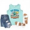 The Juniper Shop SmileyWorld Be Kind To Our Planet Rainbow Youth Tank Top - XL - Seafoam - 2 of 4