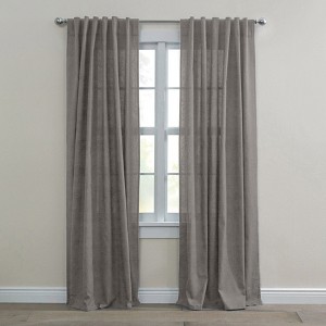 BrylaneHome Poly Cotton Canvas Back-Tab Panel - 1 of 3