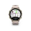 Garmin Forerunner 970 Soft Gold Titanium with French Gray Case and French Gray/Translucent Indigo Band - 2 of 4