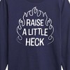 Boys' - Instant Message - Raise A Little Heck Long Sleeve Graphic T-Shirt - 2 of 4