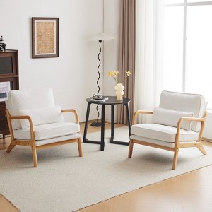 Karl Home Solid Wood Armchair - 1 of 3