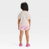 Toddler Girls' 2pc Ford Bronco Retro T-Shirt & Shorts Set - Off-White/Pink - 2 of 4