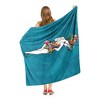 Disney Tinkerbell Floral Essence Silk Touch Throw Blanket 50x60 Inches - 4 of 4