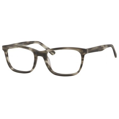Esquire Mens EQ1558 Designer Oval Frame Reading Eyeglasses in Matte Grey 54mm