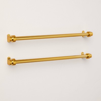 Sumner Street Home Hardware 10pk 4 Vail Pull in Satin Brass