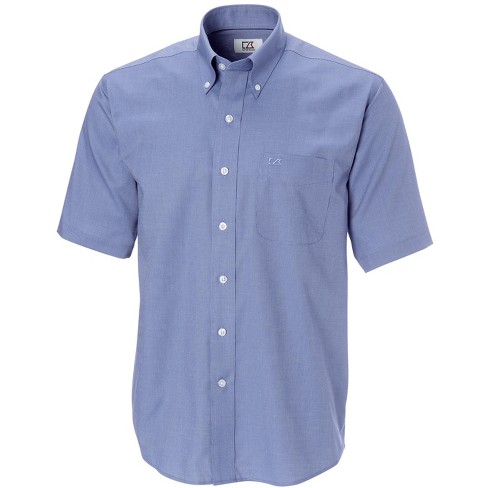 Cutter & Buck Epic Easy Care Nailshead Mens Big And Tall Short Sleeve ...