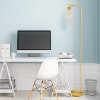 63" Kyra Pillar Shade Floor Lamp Gold - River of Goods: Brushed Metal, Glass Shade, UL Listed, 1-Way Switch - 4 of 4