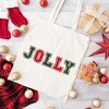 City Creek Prints Jolly Colorful Bold Canvas Tote Bag - 15x16 - Natural - 2 of 2