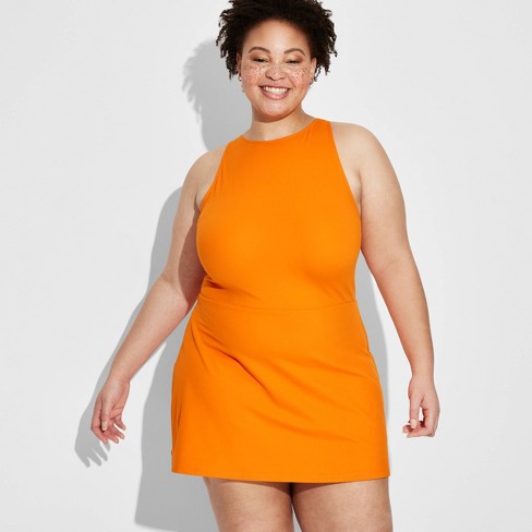Target orange dress top