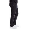 MVP Collections Men's Big and Tall Slit Knee Slim Straight Leg Jeans - Black - image 2 of 4