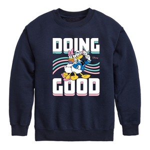 Boys' - Disney - Mickey & Friends Graphic Long Sleeve Fleece Sweatshirt - 1 of 4
